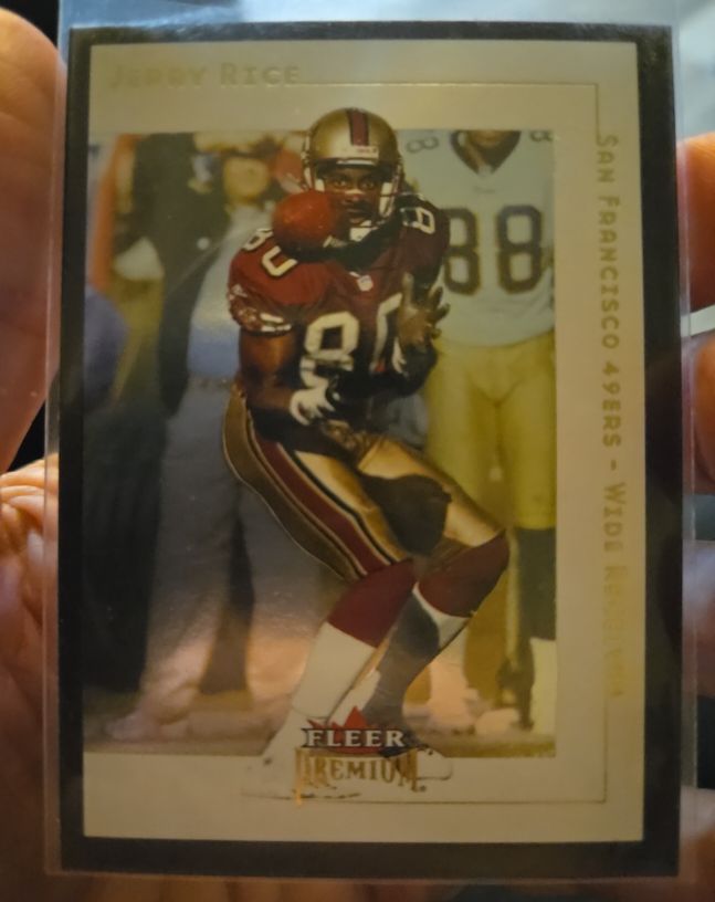 2001 Fleer Premium #161 Jerry Rice San Francisco 49ers — front