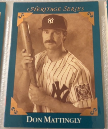 1992 Leaf Studio Heritage Series #BC-5 Don Mattingly — front