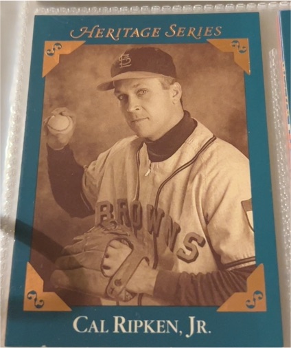 1992 Studio Heritage Series #BC-7 Cal Ripken, Jr. — front