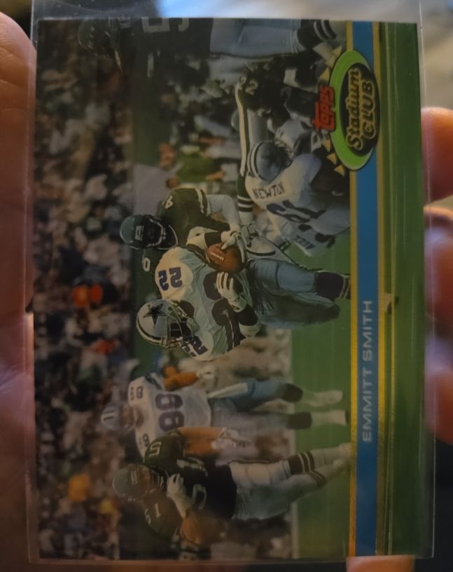 1991 Topps Stadium Club #2 Emmitt Smith — front