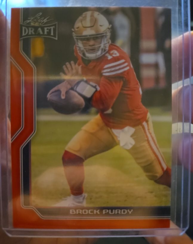 2023 Leaf Draft #B1-1 Brock Purdy — front