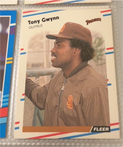 1988 Fleer #585 Tony Gwynn — front
