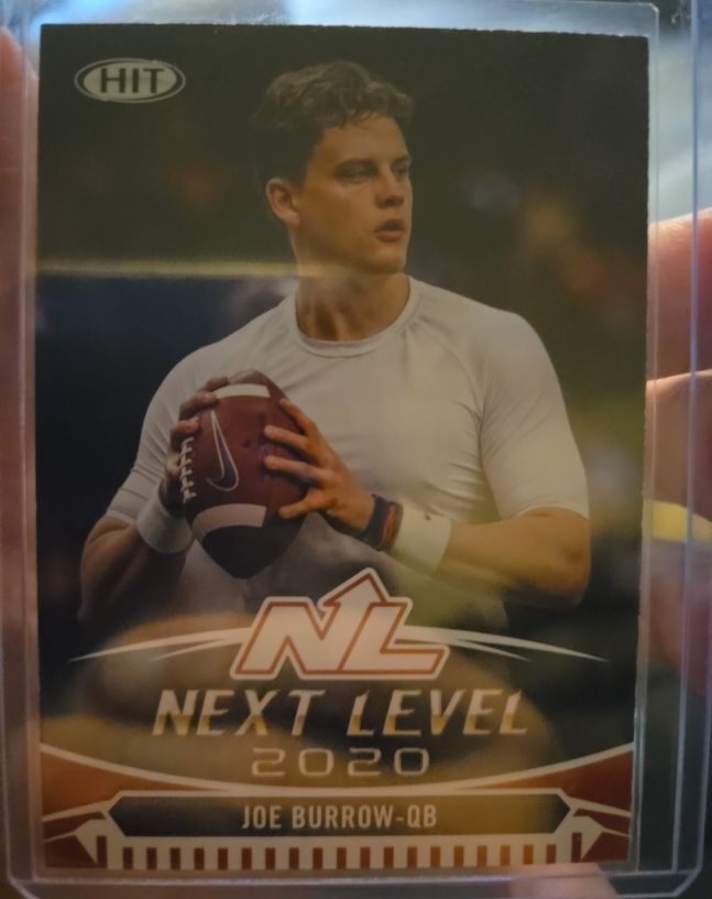 2020 Sage Hit #47 Joe Burrow Next Level — front