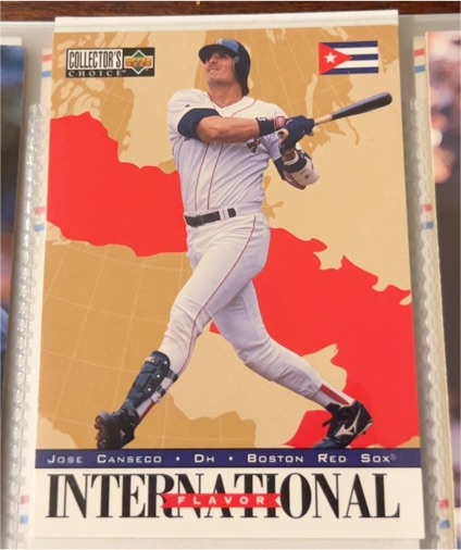 1996 Upper Deck Collector's Choice #327 Jose Canseco Boston Red Sox — front