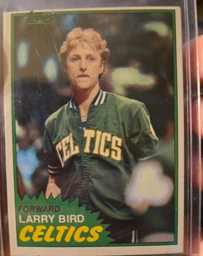 1981-82 Topps #4 Larry Bird — front