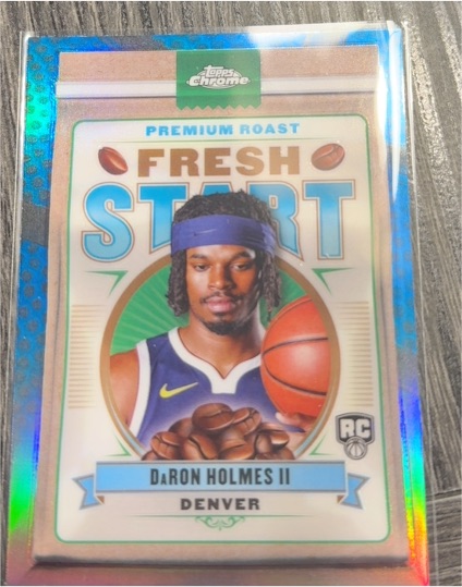 2024-25 Topps Chrome Fresh Start #FS-12 DaRon Holmes II Denver Nuggets — front