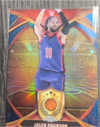 2024-25 Topps Chrome Ball of Duty #BOD-5 Jalen Brunson — front