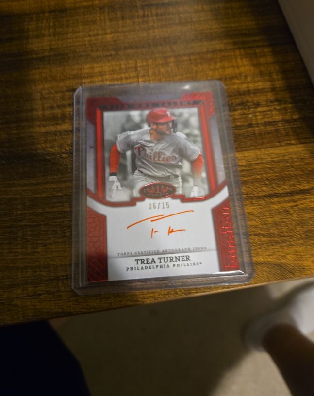 2024 Topps Tier One Trea Turner #06/15 — front