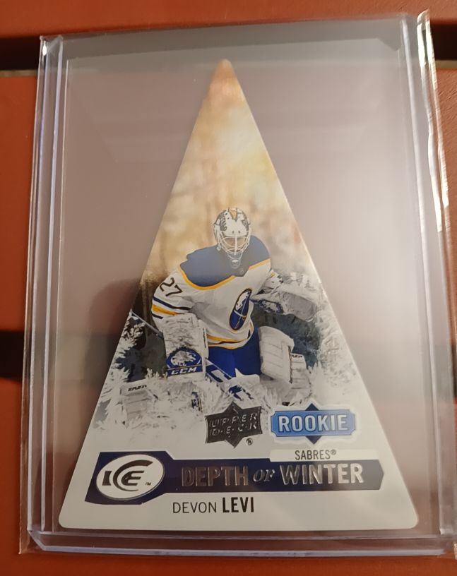 2023-24 Upper Deck Ice Depth of Winter Rookie #DW-46 Devon Levi — front