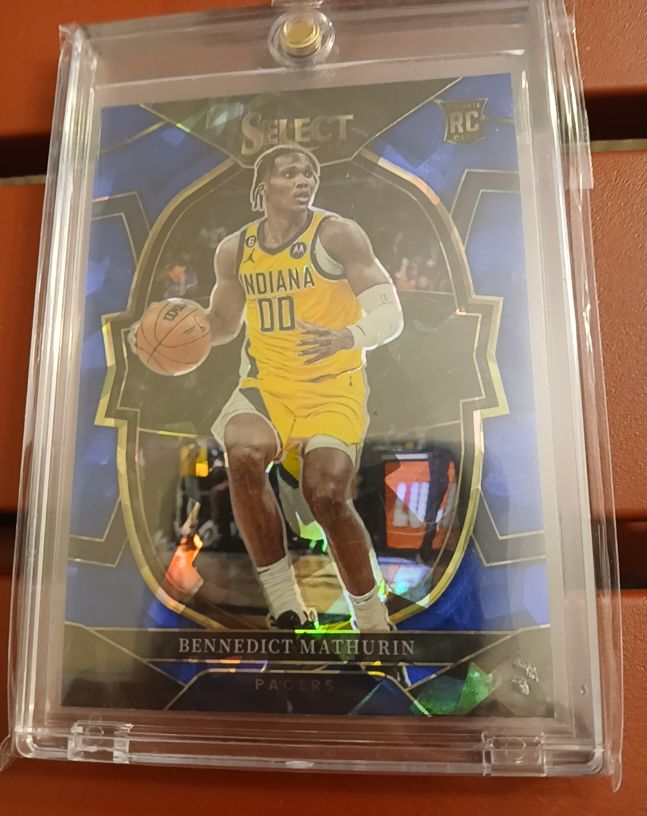 2022-23 Panini Select #79 Bennedict Mathurin Rookie Concourse Blue — front