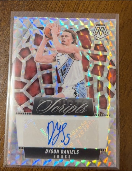 2024-25 Panini Mosaic Scripts Auto Dyson Daniels — front