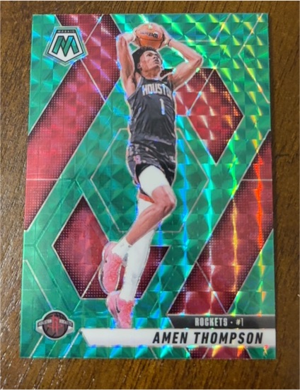 2024-25 Panini Mosaic #10 Amen Thompson — front