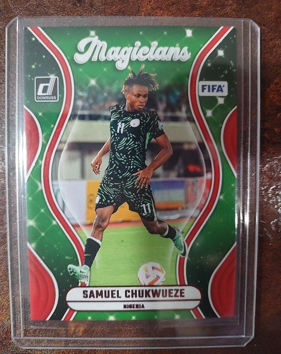 2024-25 Donruss #17 Samuel Chukwueze Magicians Nigeria — front