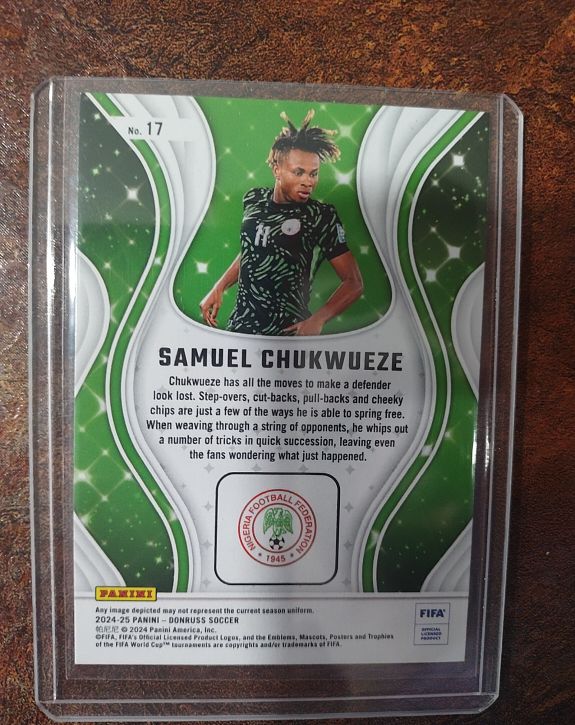2024-25 Panini Donruss Magicians #17 Samuel Chukwueze — front