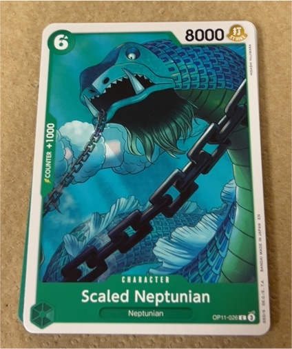 One Piece Card Game OP11-026 Scaled Neptunian — front