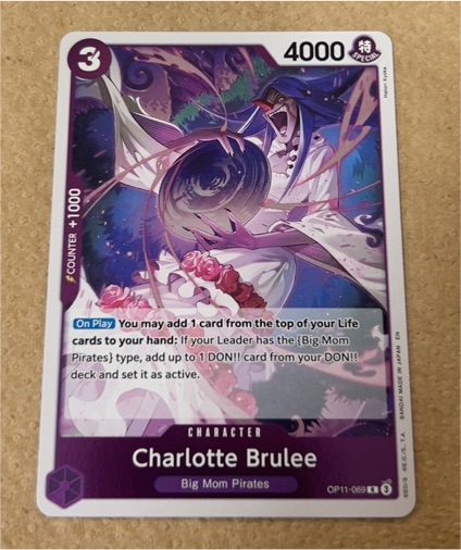2023 One Piece TCG OP11-069 Charlotte Brulee — front