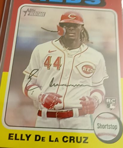 2024 Topps Heritage #473 Elly De La Cruz — front