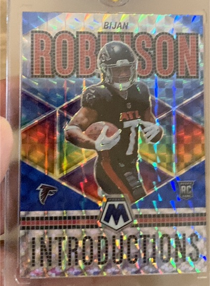 2023 Panini Mosaic #I-6 Bijan Robinson Introductions — front