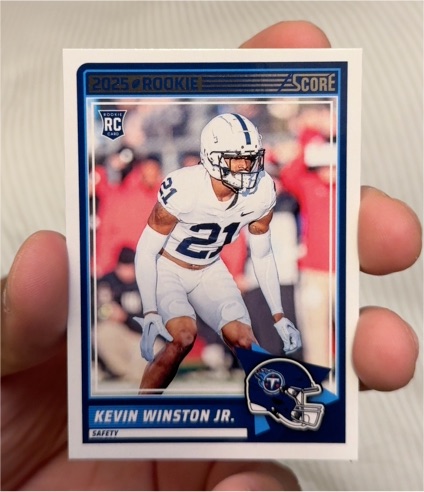 2025 Panini Score #97 Kevin Winston Jr. — front