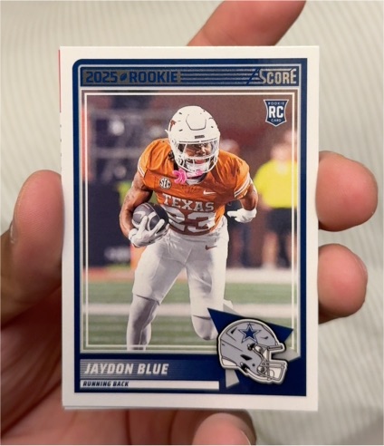 2025 Panini Score #39 Jaydon Blue — front