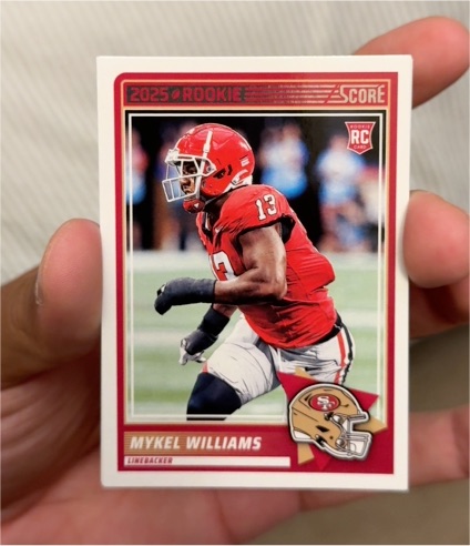2025 Panini Score #28 Mykel Williams — front