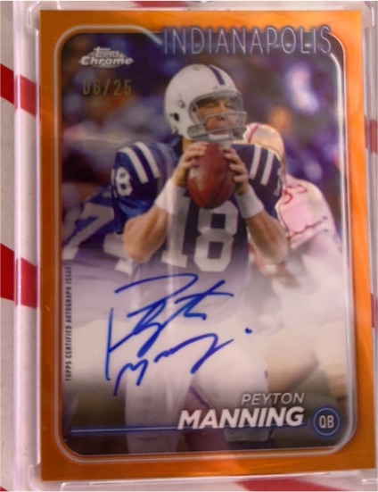 1998 Topps Chrome #06 Peyton Manning — front