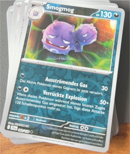 2025 Pokémon Journey Together #092 Smogmog — front