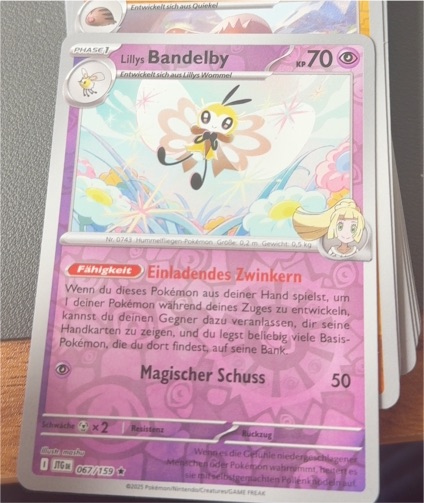2025 Pokémon Journey Together #067 Lillie’s Ribombee — front
