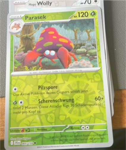 2025 Pokémon Journey Together #005 Parasect — front
