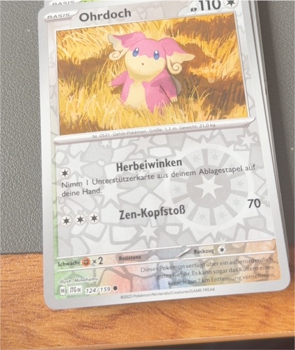 2025 Pokémon Journey Together #124 Audino — front