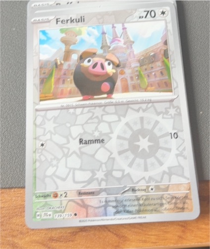 2024 Pokémon Journey Together #139 Ferkuli — front