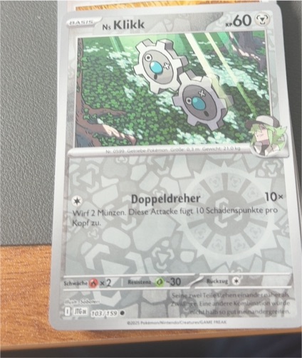 2025 Pokémon SV09: Journey Together #103 N's Klink — front