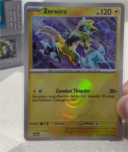 2023 Pokémon Scarlet & Violet Stellar Crown #053 Zeraora — front