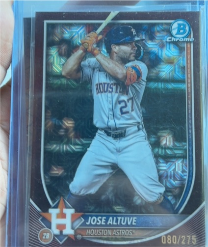 2025 Bowman Chrome #63 Jose Altuve — front