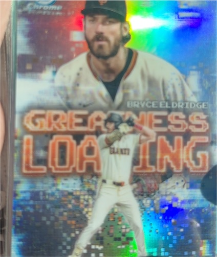 2025 Bowman Chrome #GL-25 Bryce Eldridge Greatness Loading — front