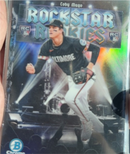 2025 Bowman Chrome #RR-7 Coby Mayo Rockstar Rookies — front