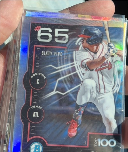 2025 Bowman Scouts Top 100 Chrome #BTP-65 Drake Baldwin — front