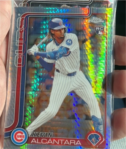 2025 Topps Chrome #173 Kevin Alcantara — front