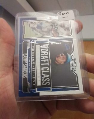 2023 Panini Contenders Historic Draft Class #HDC-BSA Barry Sanders — front