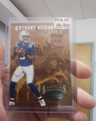 2023 Panini Contenders #2 Anthony Richardson Rookie Stallions — front