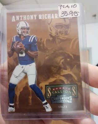 2023 Panini Contenders #2 Anthony Richardson Rookie Stallions — front