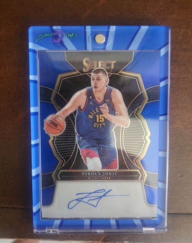 2022-23 Panini Select Signatures #S-NJK Nikola Jokic — front