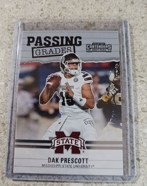 2017 Panini Contenders Draft Picks Passing Grades #8 Dak Prescott — front