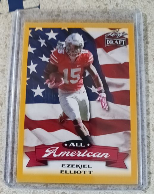 2016 Leaf Draft #AA-06 Ezekiel Elliott All American — front