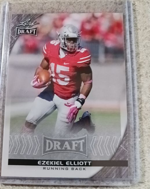 2016 Leaf Draft #31 Ezekiel Elliott — front