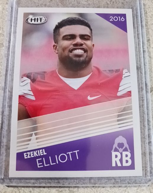 2016 Sage Hit #5 Ezekiel Elliott — front