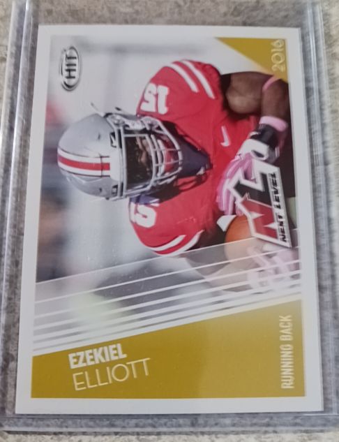 2016 Sage Hit #68 Ezekiel Elliott — front