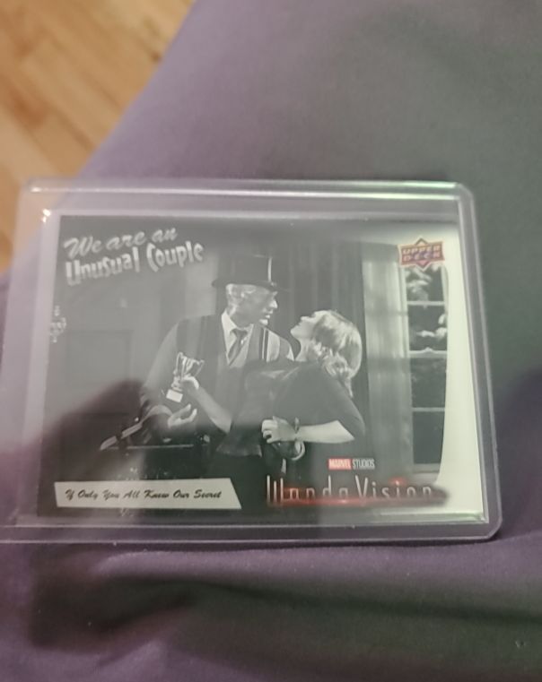 2022 Upper Deck WandaVision #WV-14 We Are an Unusual Couple — front