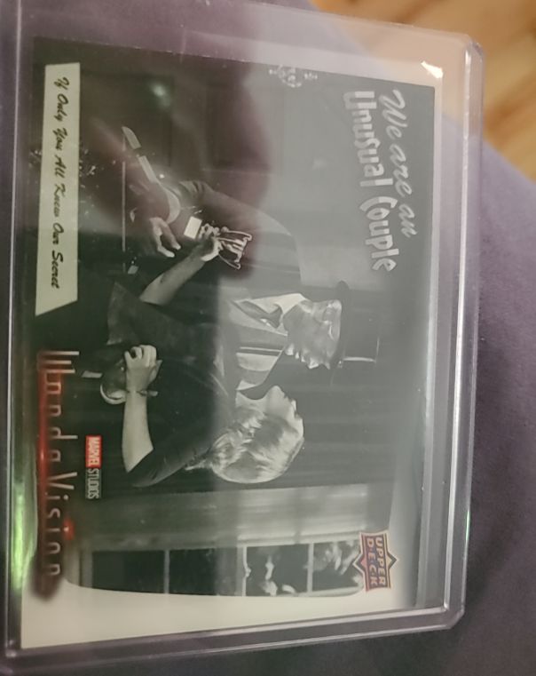 2023 Upper Deck Marvel Wandavision #WV-14 We Are an Unusual Couple — front