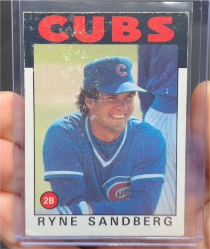 1986 Topps #690 Ryne Sandberg — front